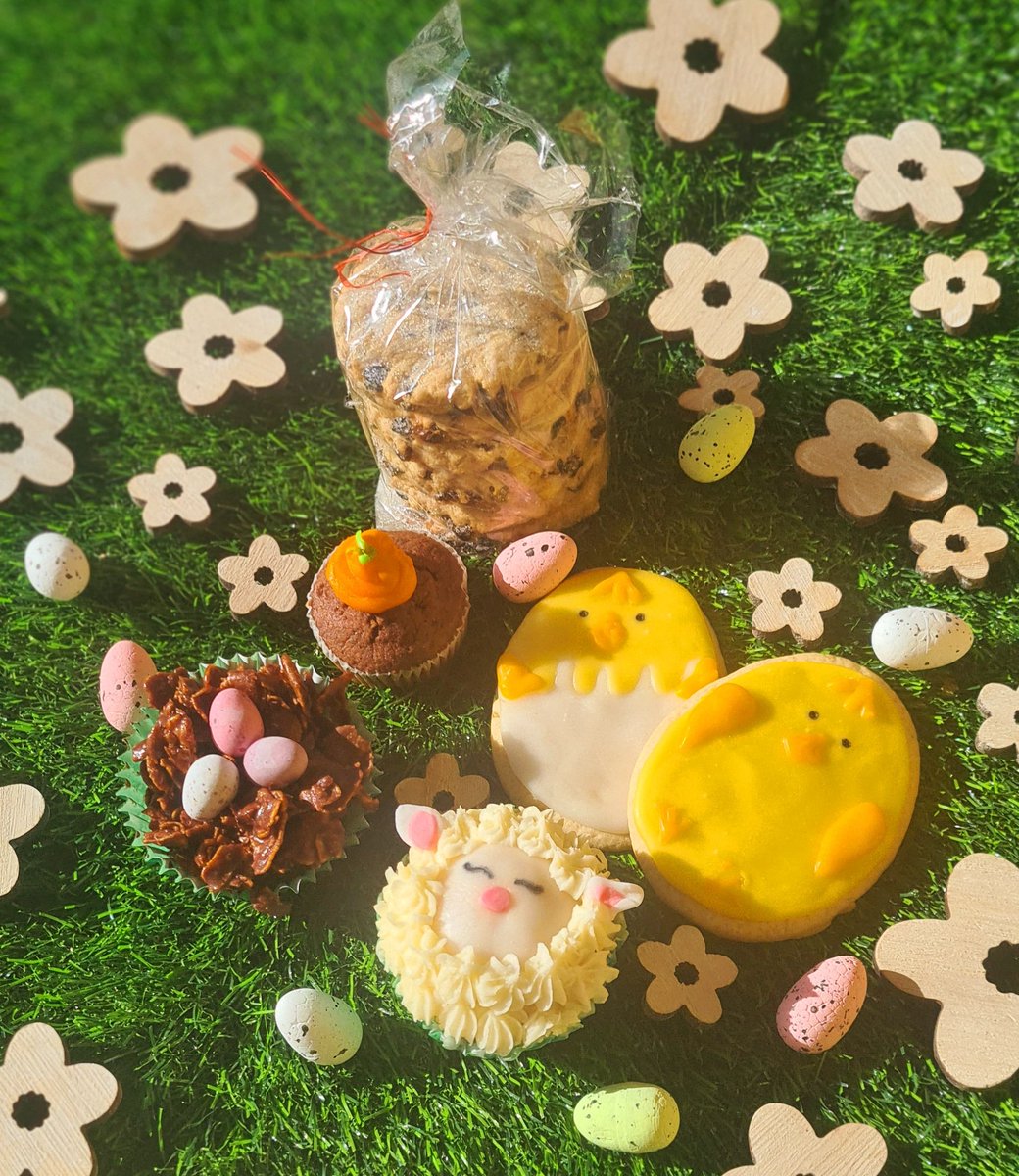 theparkbakery's tweet photo. Our Easter products are now on sale!!🐰🐣  Whether it's for you or somebunny special, we have what you need. From hot cross buns to our delicious sugar cookie chick's 🐥 https://t.co/KwXcH5OFJZ