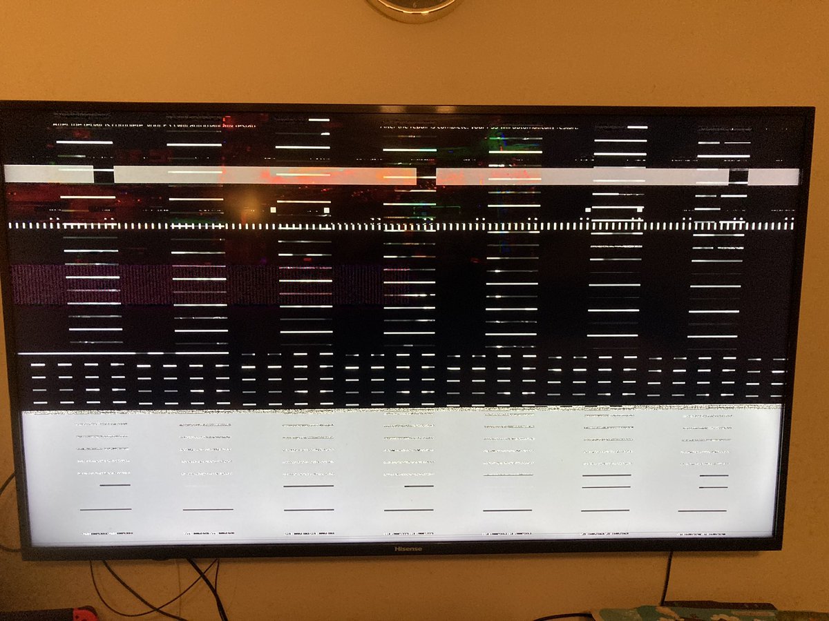 tom_clarky's tweet photo. @AskPS_UK Hi, why is my ps5 showing up like this? It was fine when I played on it 6 hours ago. https://t.co/nWR0u6ckxU