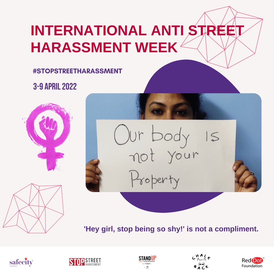 TheSafecityApp's tweet photo. It’s not a compliment, it’s harassment.

Let’s understand the difference between the two, together. 

#antistreetharassment #StopStreetHarassment #ASHweek

#sexualharassment #metoo #sexualassault #sexualabuse #harassment #feminism #reddotfoundation #safecity https://t.co/HzSsDSuB4R