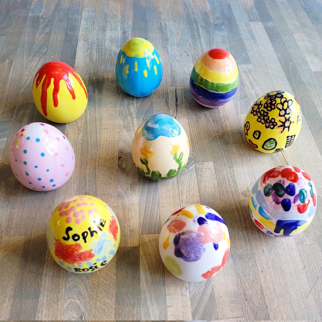 CeramicaEsher's tweet photo. EGG-CELLENT....it's the weekend! And we have AVAILABILITY all day if you're looking for something to do! #familyfuntimes #getcreative #paintyourownceramics #eastercreativity https://t.co/ZoKNhtxJ2c
