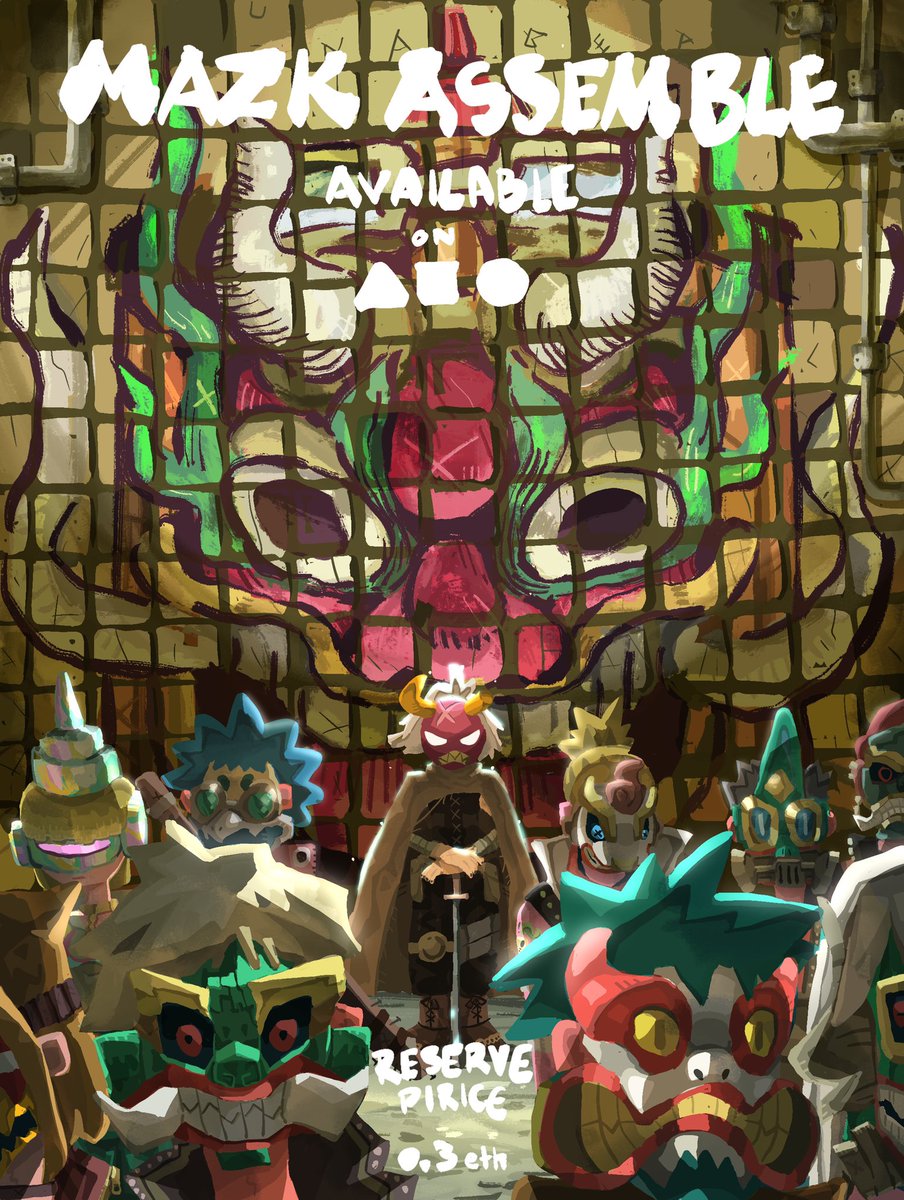 👺“MAZK ASSEMBLE”👺
On FOUNDATION💫
reserve pirce 0.3 eth ครับ!

foundation.app/@LunaBear/LBco…

#NFTCommumity #nftcollectors #NFTTHAILAND #FOUNDATION