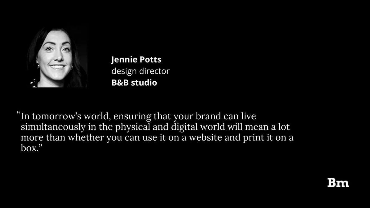 Brandingmag (@brandingmag) on Twitter photo Logo renaissance – an essential part of brand experience 💡
Jennie Potts, design director at <a href="/bandbstudio/">B&B studio</a>, explores how the role of logo #design is changing and why symbols are key for brands to thrive in the #digital space ➡️ buff.ly/3uGEOmW
 
#logodesign #branding Logo renaissance – an essential part of brand experience 💡
Jennie Potts, design director at <a href="/bandbstudio/">B&B studio</a>, explores how the role of logo #design is changing and why symbols are key for brands to thrive in the #digital space ➡️ buff.ly/3uGEOmW
 
#logodesign #branding