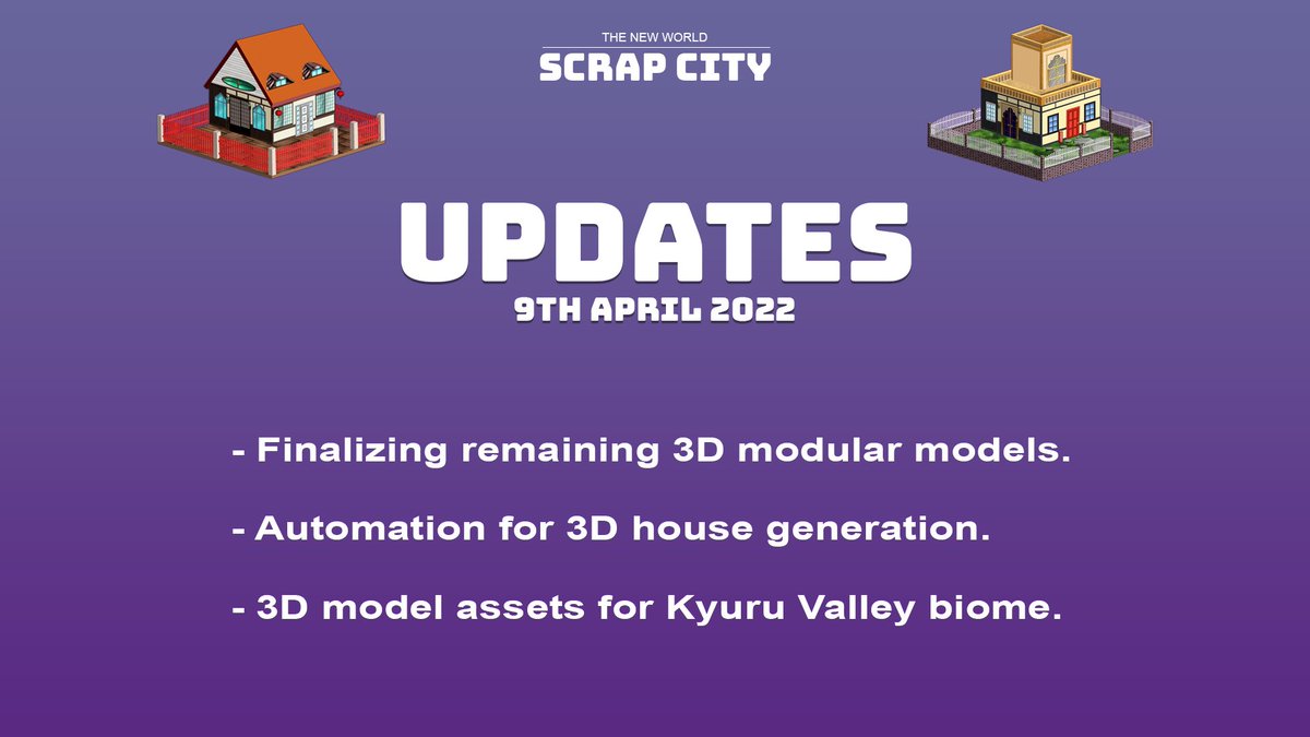 ScrapCityTNW's tweet photo. An update on what we're currently working on:

#Solana #NFT #Metaverse #SolanaNFTs https://t.co/ZeWzghZAfZ