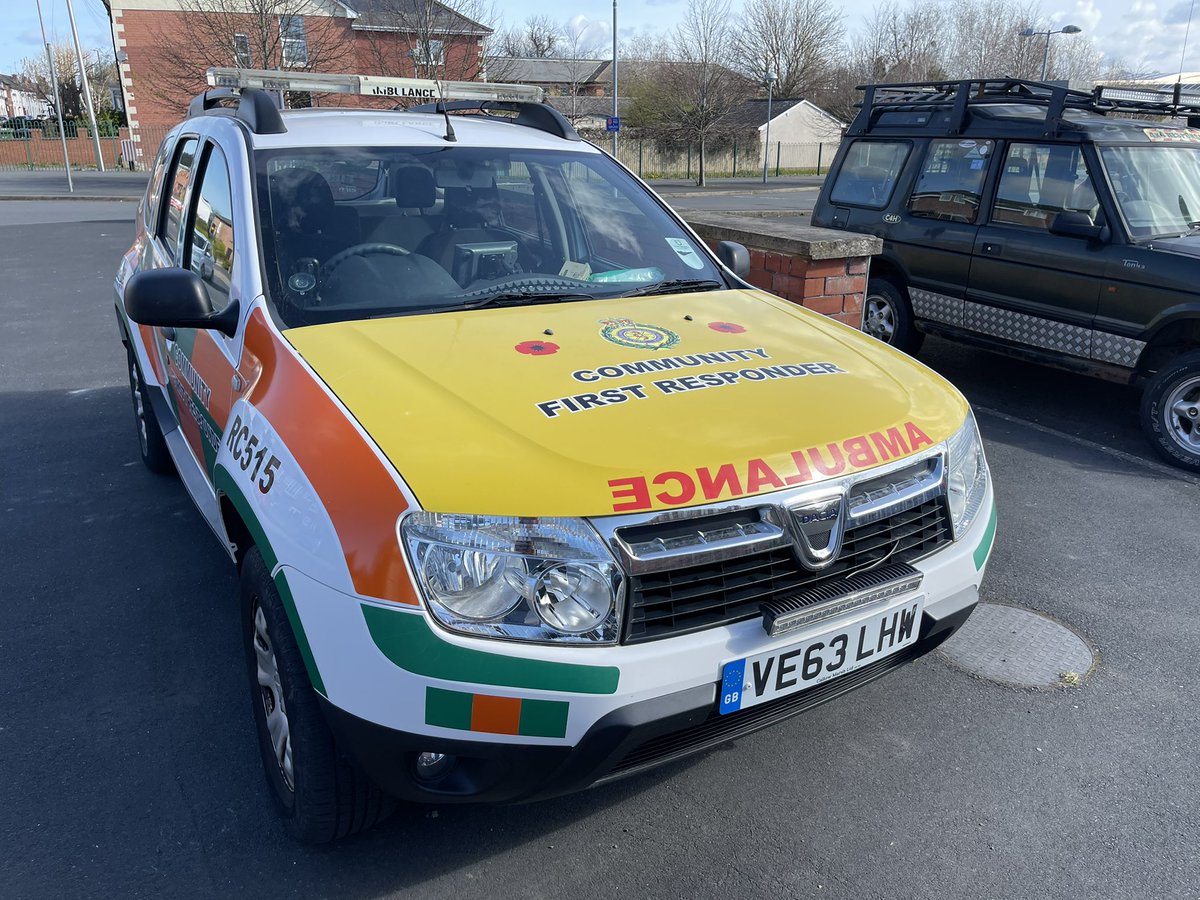 Steve is on duty this morning. It’s a beautiful day but still quite cold, look out for icy patches on the roads if you’re driving. #leominster #responder