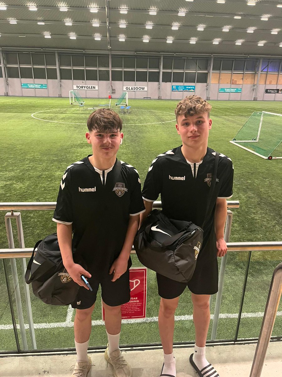 ⚽️ Well done to Ashton Leiper &amp; Jack Youngson on their call up to SYFA Scotland Select U15s v Northern Ireland Regent House U16s last night in Glasgow. ⚽️ Brilliant game to watch, which was played with high intensity throughout.