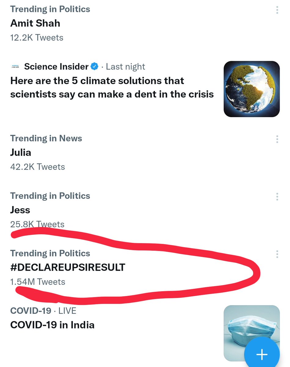 magicboyy3's tweet photo. Twitter Trending  1.54 M Tweets 
#DECLAREUPSIRESULT 
@myogiadityanath @PMOIndia @AmitShah #Rubinadilaik https://t.co/cjKkCeIHWy