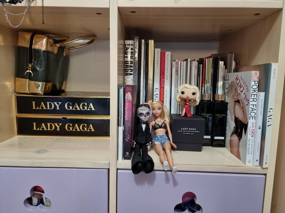 ofry88's tweet photo. I start to think i over did it.. #someof my collection 😅😅😅 @ladygaga  💖💖 https://t.co/0Azh4dPIc6