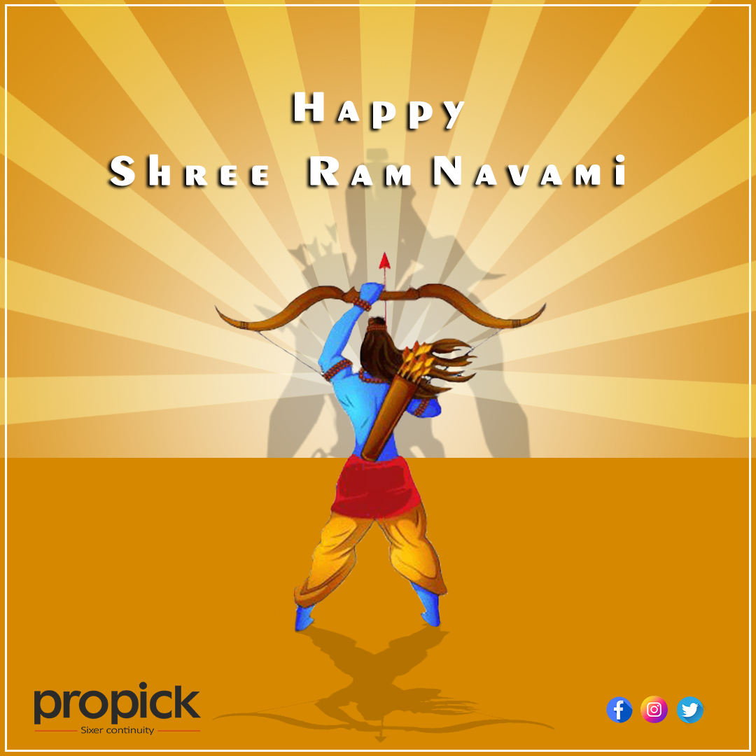 PropickIndia's tweet photo. May the divine grace of Lord Shree Rama always be with you.
Wishing all a very happy Rama Navami.
#ramnavami #shreeramnavami #ramnavami2022 #Propick #jaishreeram #navratri #happyramnavami #digitalmarketing #socialmedia #webdesign #webdevelopment https://t.co/XXoFgNKfHq