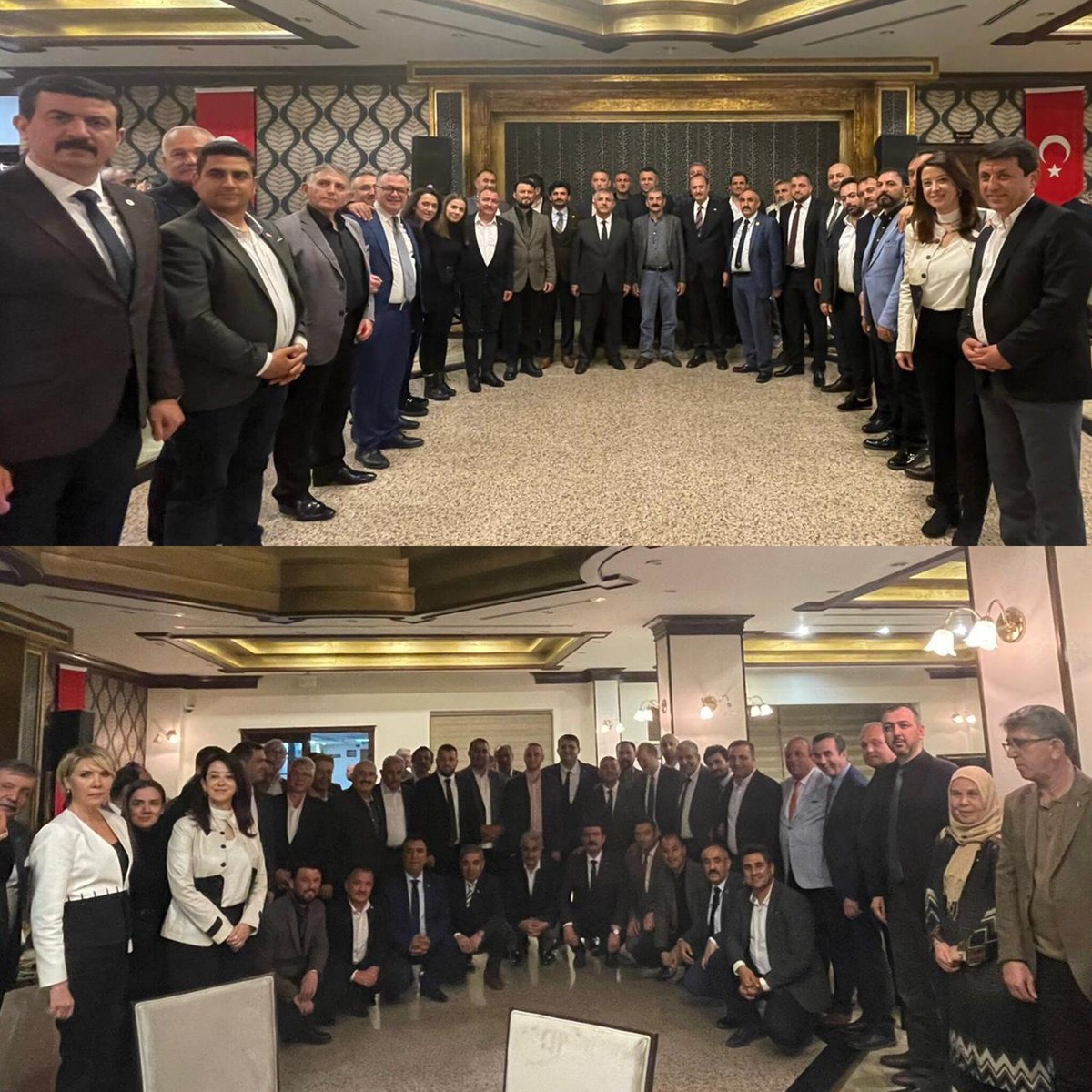 TmrOsmanagaoglu's tweet photo. Dün akşam İzmir’de gerçekleştirdiğimiz iftar programımızda ülküdaşlarımızla, dava arkadaşlarımızla bir araya geldik. Hep birlikte ellerimizi semaya açtık, aynı duaya amin diyerek Allah’ın rızasını diledik. https://t.co/Z6b1ZshkLK