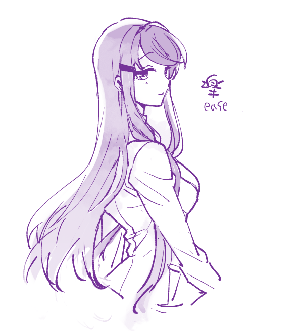 Yuri(DDLC) 「」|そのイラスト