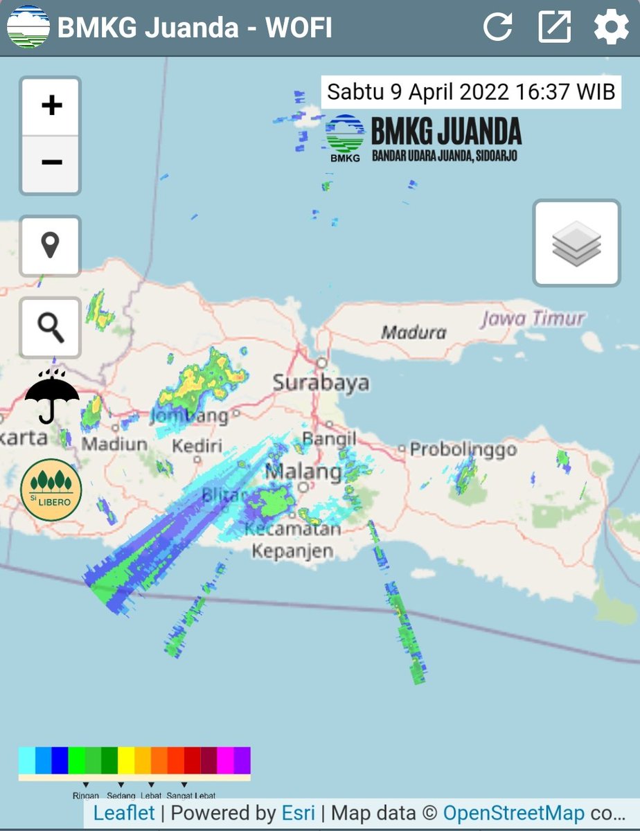 infobmkgjuanda's tweet photo. UPDATE SORE
Sore ini beberapa wilayah di #Lamongan,
#Bojonegoro,
#Ngawi, dan
#KabMalang
terpantau sedang diguyur hujan ringan-sedang.
Pergerakan awan cenderung ke arah Barat
Ok guys...
Have a nice Saturday night and
See you again tomorrow π https://t.co/szs3Oh57wg