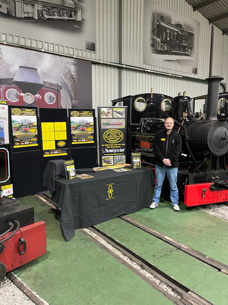 We are all set up and ready to go, come and say hello at the Statfold Barn Railway