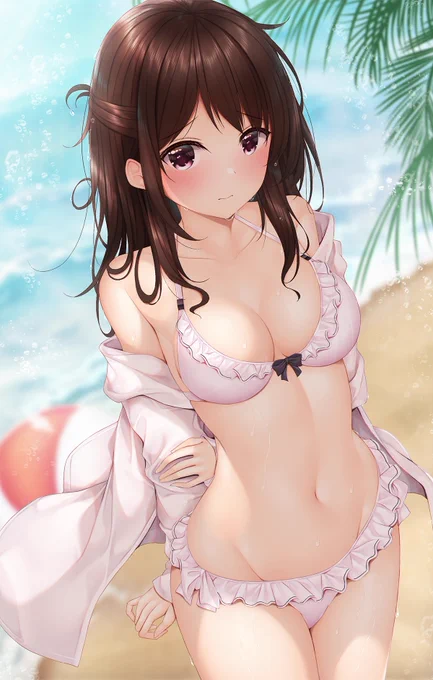 『先輩・・・その・・新しい水着どうですか・・・?』 