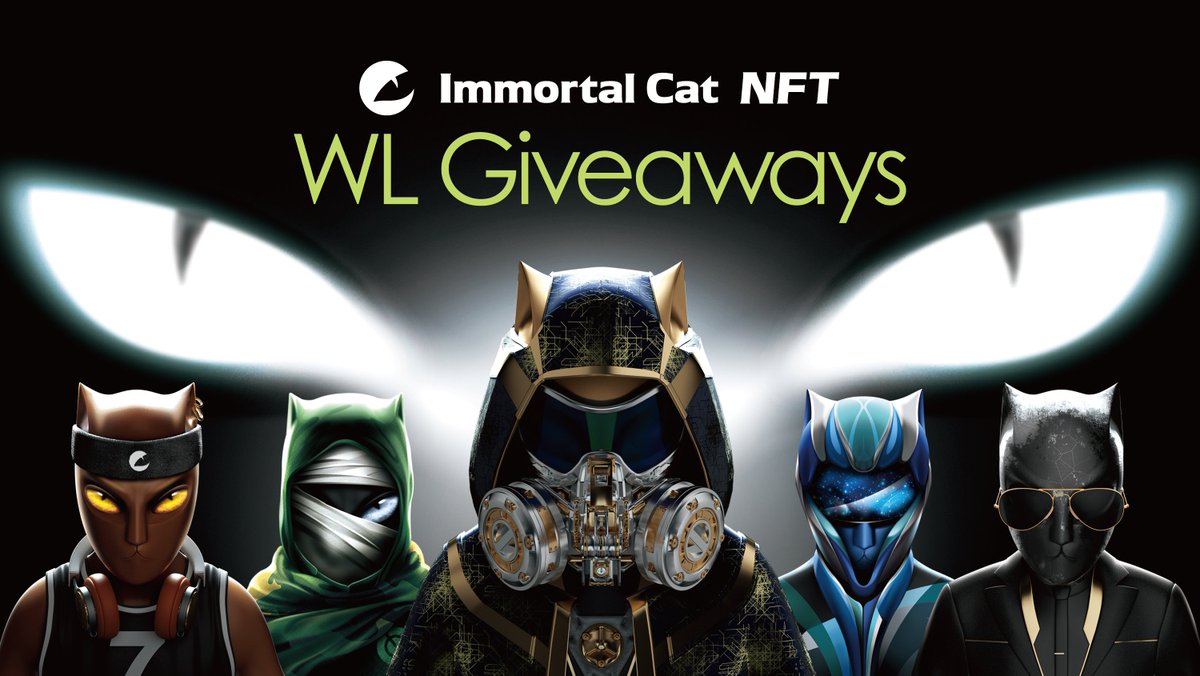 immortalcatNFT's tweet photo. 🎁 ImmortalCat WL giveaways 🎁

💥20 * WL spots

🕰72 hours

1️⃣Follow @ImmortalcatNFT
2️⃣RT&amp;LIKE this tweet
3️⃣Tag 3 friends

GOOD lUCK！

#Immortalcat #NFT #NFTGiveaway https://t.co/oqYCojZ4sr