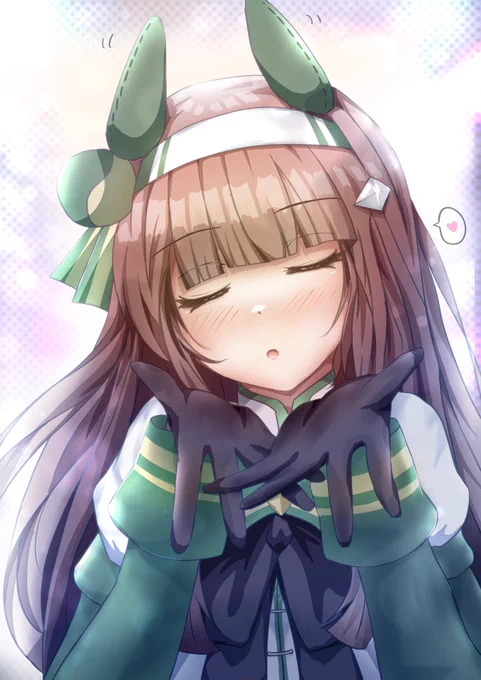 #ウマ娘 
#サイレンススズカ 
#イラスト 
優しく触れてみたい 
