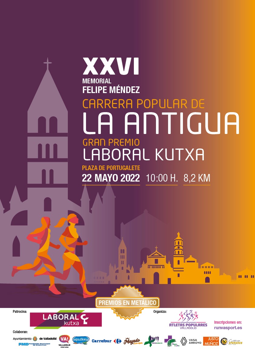 ¡VUELVE LA ANTIGUA!
Ya puedes inscribirte en la carrera más bonita y 'popular' de Valladolid.
📆 2️⃣2️⃣ de mayo
<a href="/runvasport/">Runvasport Eventos</a> ⤵️
inscripciones.runvasport.es/inscripcion/xx…