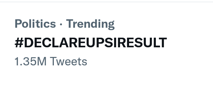 aman_jack_07's tweet photo. 2Min Before We have 1.55M Tweet &amp; Now it is 1.35M. 
Instead of giving RESULT they are Deleting their Dirty Work...
Why the #UttarPradesh government is not giving the result of UP SI exam? What could be the reason? 
#DECLAREUPSIRESULT https://t.co/y9f20iOc4j