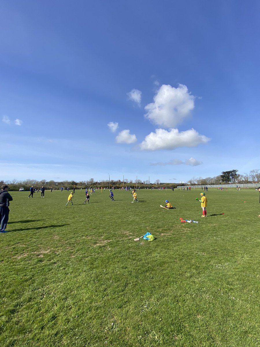 GdaCork's tweet photo. What a day for it 🌞🌞🌞.. a massive turn out for our u8 Hurling blitz in @YoughalGAA .. great facilities thank you .. 36 teams .. 180 children .. 250+ parents and coaches .. what else would you want to do on a Sunny Saturday morning @OfficialCorkGAA #monsterblitz #hurling https://t.co/x4RYnWCAM5