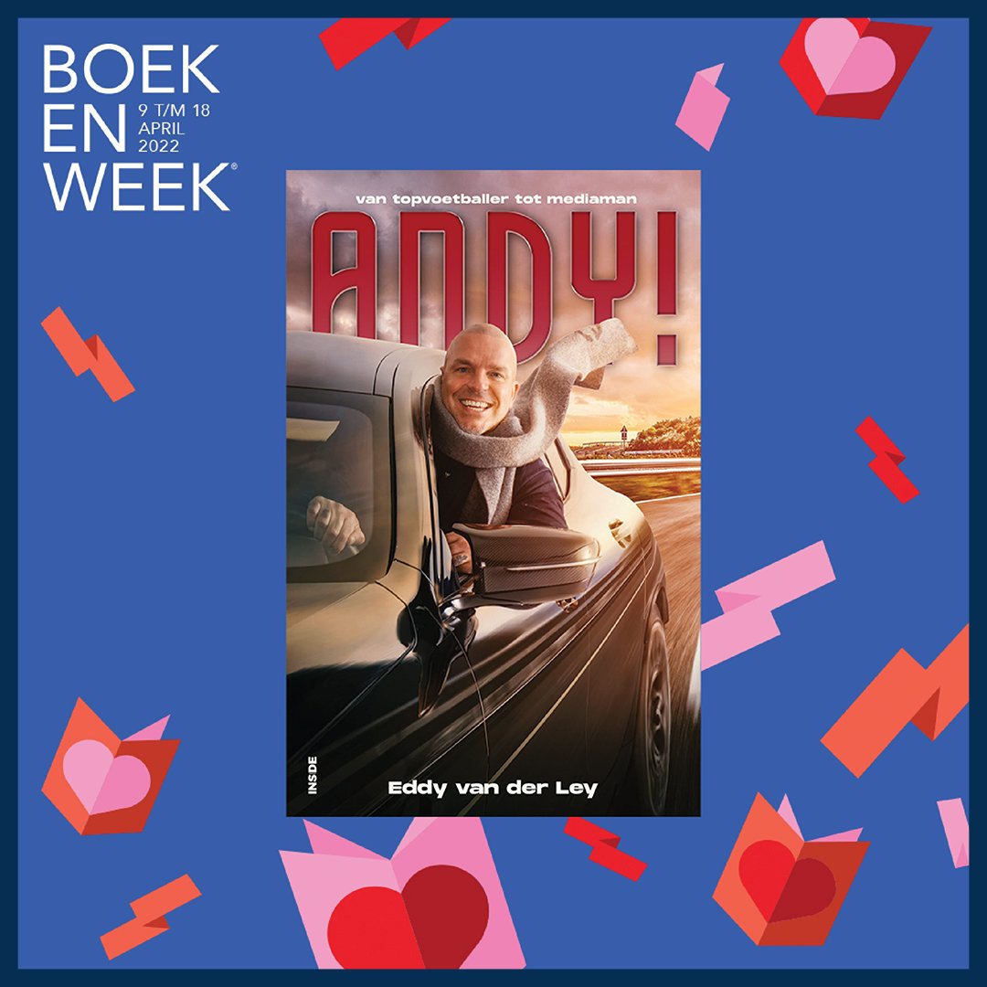 De Boekenweek is vandaag begonnen. T/m 18 april krijg je bij aankoop van 15 euro aan Nederlandstalige boeken, het Boekenweekgeschenk van Ilja Leonard Pfeijffer cadeau! Ben je nog op zoek naar een boekentip? 𝘼𝙣𝙙𝙮! van Eddy van der Ley staat in Boekenweek Top 25.