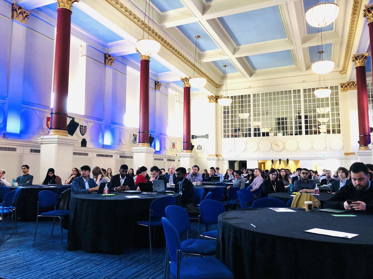 ElishaCDA's tweet photo. A room full of students passionate about change - it is a privilege to be on AC this year and looking forward to seeing all the motions brought to the lectern today #MedStudentConf @BMAstudents @TheBMA https://t.co/nFHKNpvODP