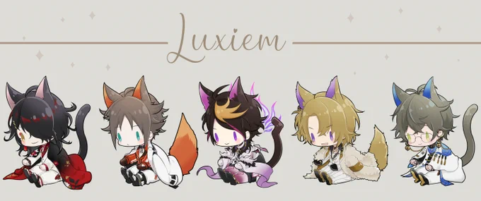 ❤️🧡💜💛💙
#Luxiem #MystaArt #Akurylic #drawluca #YaminoArt #Ikenography 

にゃんしえむ
❤️🧡💜💛💙 