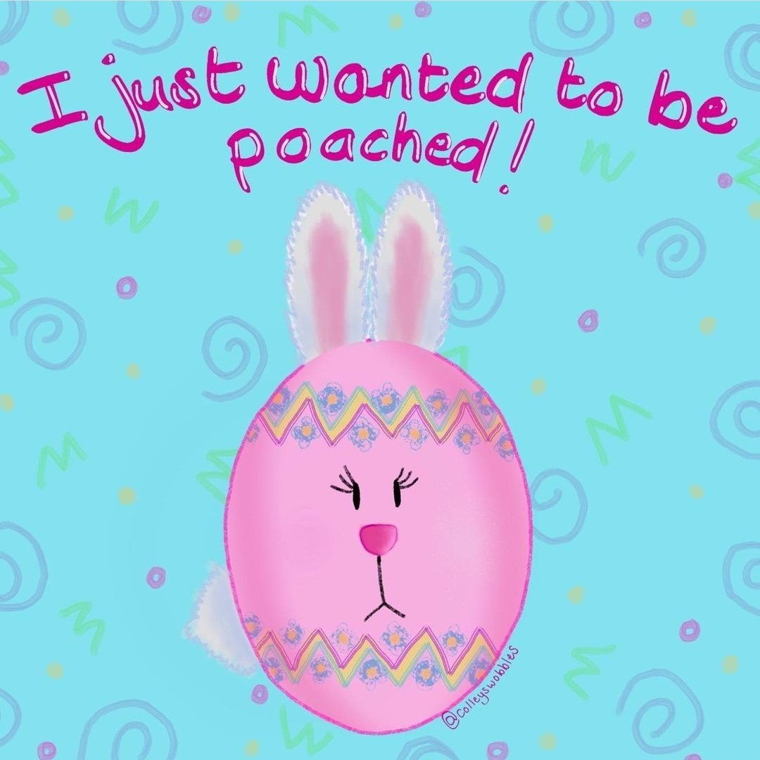 colleyswobbles's tweet photo. Spare a thought for for the eggs that didn’t make it to the pan this Easter 🍳🥚😆 Nah just kidding, get your paints out and give those lovely round lumps an Easter makeover🥚🐣🐑🌷🌼🐰

#Easter #EasterEgg #Eggcellent #Easter2022 https://t.co/lxk7cFomIn