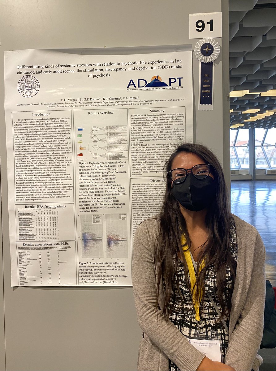 Proud of <a href="/tersvar/">Teresa G. Vargas</a> for winning an early career award! #SIRS2022