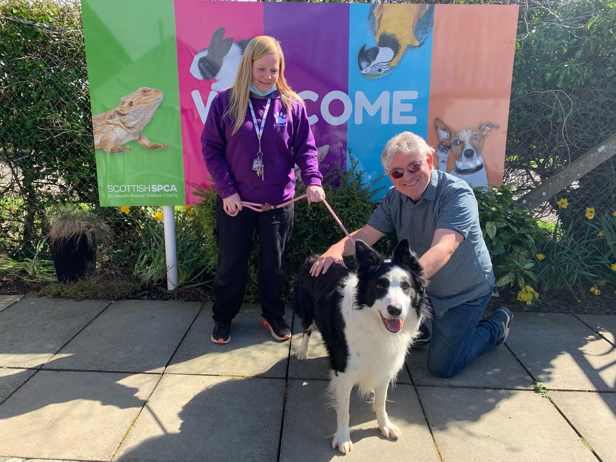 ScottishSPCA's tweet photo. 🐾 Kenneth Gibson MSP visited our Ayrshire Animal Rescue and Rehoming Centre yesterday. He is a fantastic advocate for animal welfare, so animal care assistant Claire and Buddy the collie were delighted to welcome him and chat to him about our work. https://t.co/qL7NHpzy6L