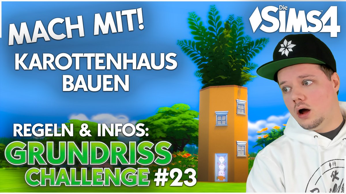 SimFans's tweet photo. Mach mit! ๐ฅ https://t.co/af4AgFINqg Das #Karottenhaus wartet auf euch in der neuen #Grundriss #Challenge zu #Ostern! ๐ฅ #Sims4 #DieSims4 #TheSims4 #Sims #DieSims #TheSims #ts4 #simstagram @thesims #showusyourbuilds #sims4creations #noCC #noPacks #grundrisschallenge https://t.co/nDvg2hvgwc
