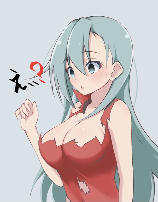 バトルに負けて中破する鈴谷 