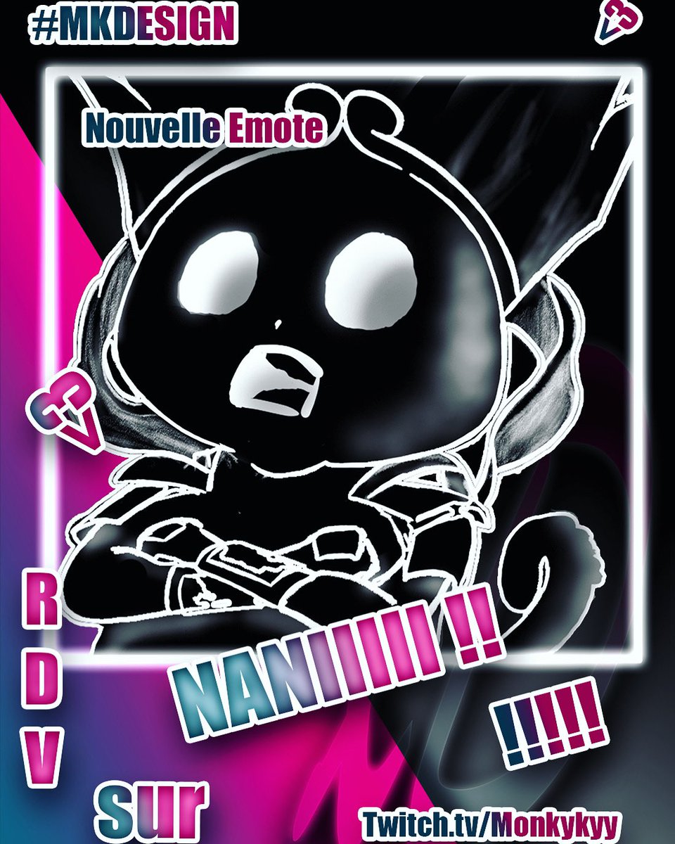 MKaryuu's tweet photo. NANIIIII !! 

Toi aussi ça te choc ?! 😂

Rdv sur la Kyky Channel https://t.co/P9ktgr4mxp 

#monkykyy #twitchfr #emotetwitch #emote #kawaii #sunwukong #monkymunauté #MKDesign #nani https://t.co/1t2PgQRdVl