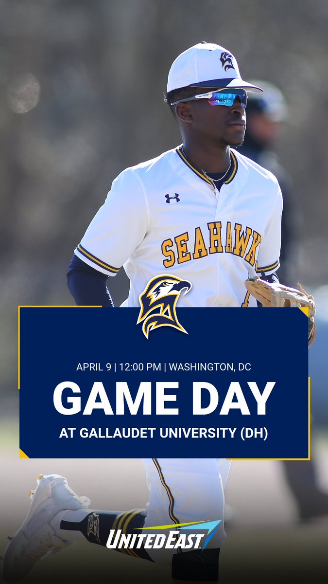 St. Mary's (Md.) Seahawks (@smcseahawks) on Twitter photo BSB | <a href="/SMCM_Baseball/">Seahawk Baseball</a> take to theπonce again today (Apr. 9) for a <a href="/GoUnitedEast/">United East Conference</a> doubleheader.
π <a href="/GallaudetBison/">Gallaudet Bison</a>
π Washington, DC (Hoy Field)
β²οΈ 12 PM and 2:30 PM
πΉ Game 1: bit.ly/36Zg0z2
πΉ Game 2: bit.ly/3rcWkya
#d3baseball #goseahawks #seahawkproud BSB | <a href="/SMCM_Baseball/">Seahawk Baseball</a> take to theπonce again today (Apr. 9) for a <a href="/GoUnitedEast/">United East Conference</a> doubleheader.
π <a href="/GallaudetBison/">Gallaudet Bison</a>
π Washington, DC (Hoy Field)
β²οΈ 12 PM and 2:30 PM
πΉ Game 1: bit.ly/36Zg0z2
πΉ Game 2: bit.ly/3rcWkya
#d3baseball #goseahawks #seahawkproud