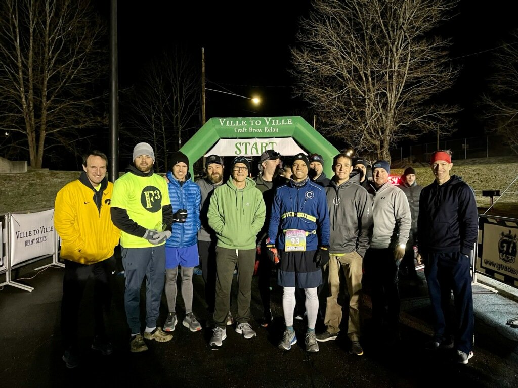 F3Surge's tweet photo. Here we go!  #TeamSurge @F3Surge kicking off at the 2022 #Ville2Ville relay.  @F3Escobar and @JeffF3Rec starting things off.  @F3LexSC https://t.co/QW8w64uO8m
