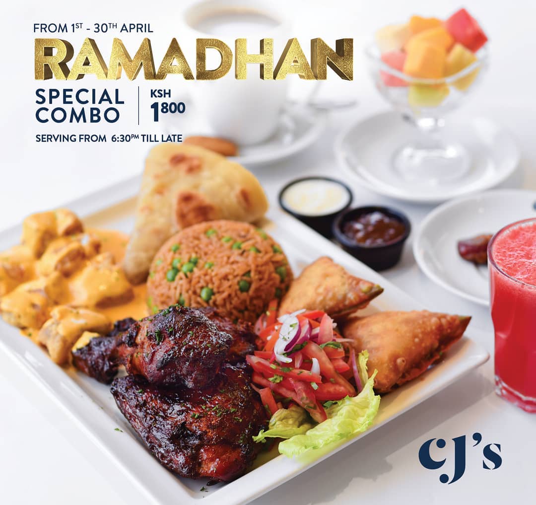 Waterfront_KE's tweet photo. Amazing ramadan special combo for our Muslim family . Come down to @Cjs_254 this holy month from 6:30 pm till late.
#Ramadan2022
#SpecialCombo
#CJsBigMeals
#CJsWaterfront
#TWFKaren #youvearrived https://t.co/TUUFJcWxKH
