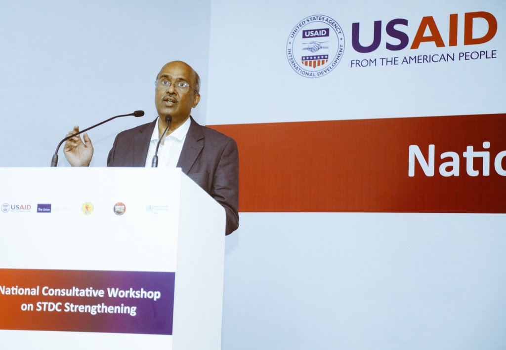 EndTB2025's tweet photo. Dr Somashekar, Director, NTI: Two dimensions of STDC strengthening: 1.Technical:Training, Supervision, issue based OR, support in quality diagnosis; 2.Administrative: Funding, HR. Echoed by most and also was the major finding of STDC assessment @ddgtb2017 @TbDivision @IdefeatTb https://t.co/4O6j8tsF7f