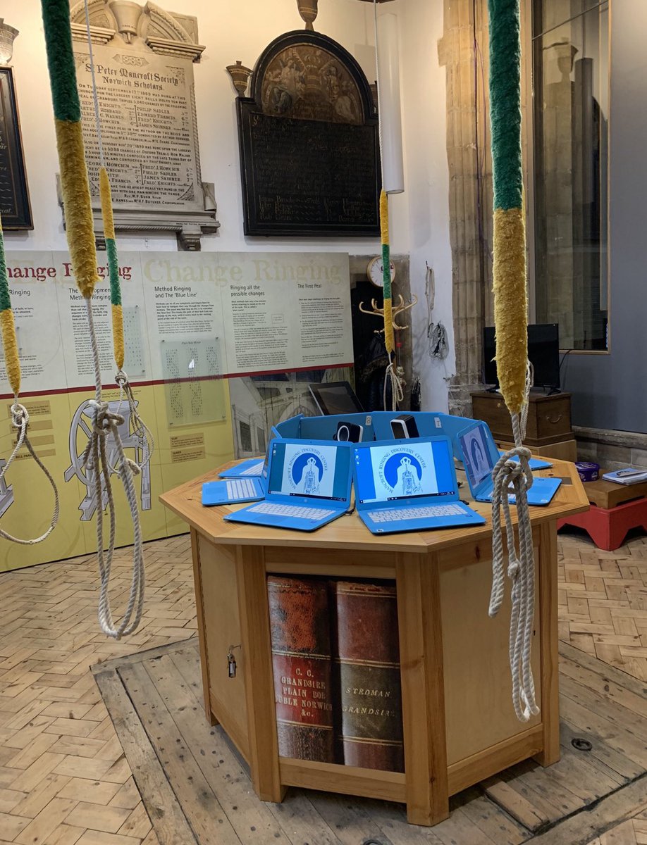 Have you visited our #belltower?
We now have a fascinating #exhibition all about #bellringing here at <a href="/StPeterMancroft/">St Peter Mancroft</a> 
OPEN Monday - Saturday
10.30am - 3pm

<a href="/MRDC1715/">MRDC</a>
<a href="/VisitNorwich/">VisitNorwich</a>
<a href="/visitnorfolk/">Visit Norfolk</a>
<a href="/NorwichHEART/">Norwich HEART</a>
<a href="/friendnchmuseum/">Friends of Norwich Museums</a>
<a href="/NatChurchTrust/">National Churches Trust</a>
<a href="/NorfolkChurches/">Exploring Norfolk Churches</a>
<a href="/SaveOurChurches/">Norfolk Churches Trust</a>