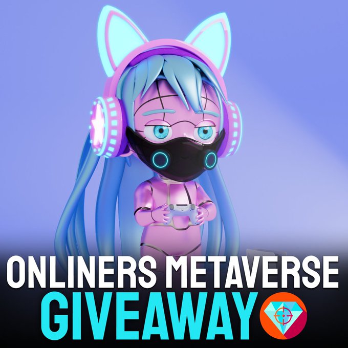 Freenftpromot's tweet photo. Giveaway! 🎉
giving away 3x Onliners Metaverse NFTs from 
@onlinersNFT
, worth ~1 ETH! 🚀

To enter:
1. Follow 
@MintingSol 

2. Follow 
@onlinersNFT

3. Like, Retweet and Tag 3 friends
*24h to enter

#NFTs #NFTGiveaway https://t.co/YE0FGNcjEG