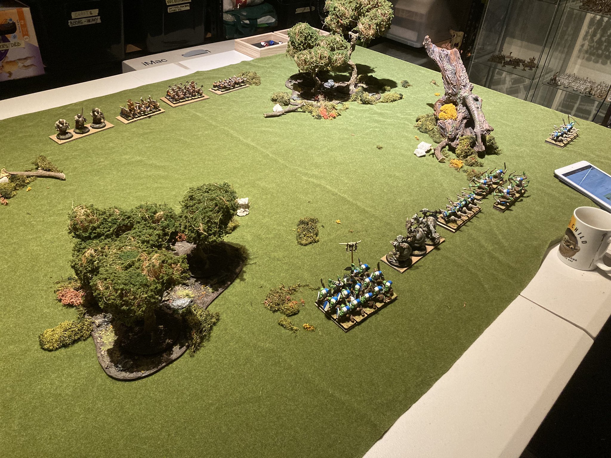 Andy Goodacre on Twitter: "Set up my game board &amp; Warhammer Fantasy  minis for first time in years to test to see if I like the rules to  #Oathmark. It brought back