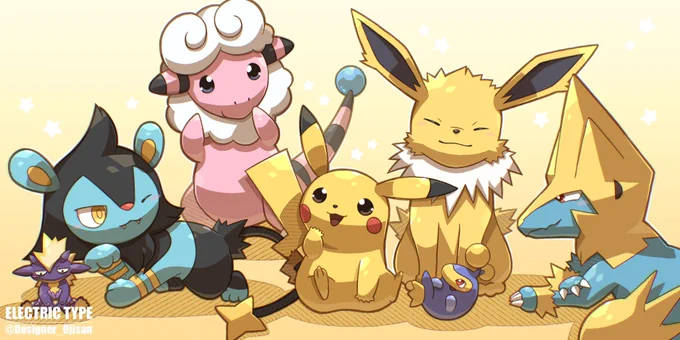 あなたはどのタイプ推し?😎
Which Pokemon type do you like?✨ 