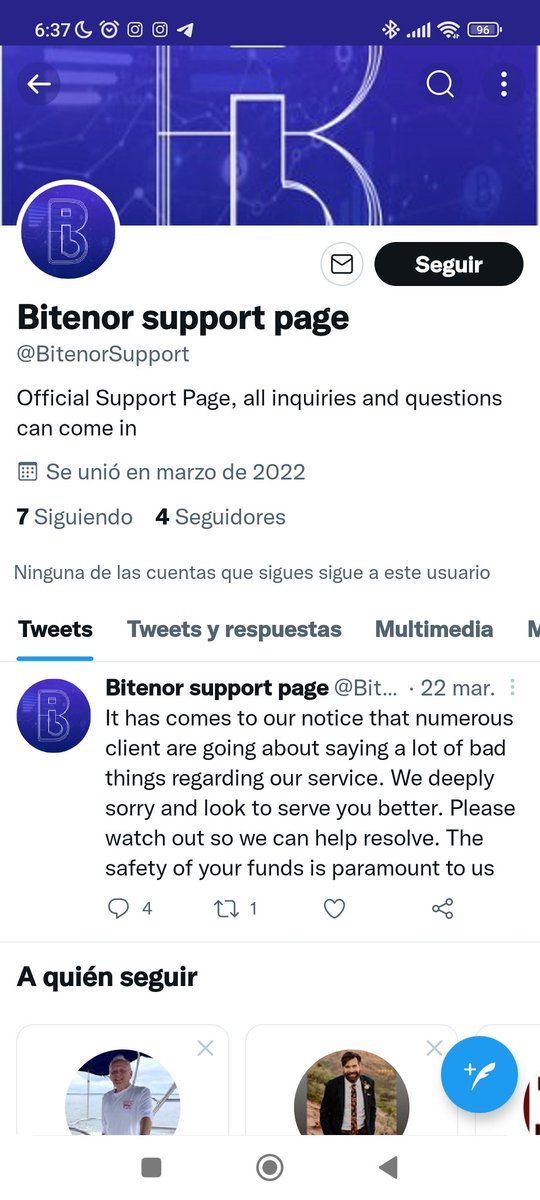 Criptosafety2's tweet image. El soporte oficial de los estafadores