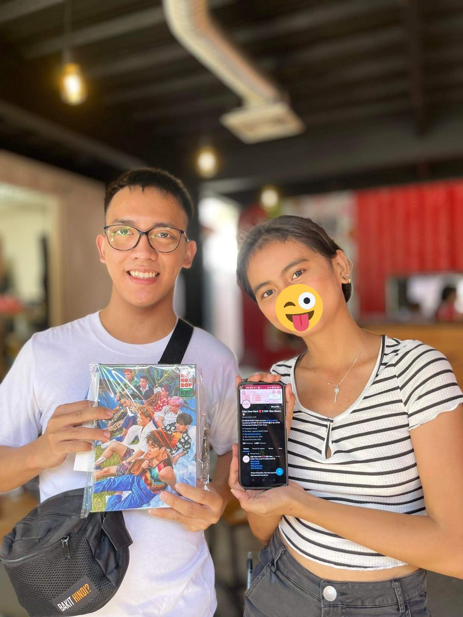 LILYS_USER_KART's tweet photo. #LUK_feedbacks #Lilys_proofs

Sold 1 exo unsealed album (kokobop) during EXO's 10th year anniversary event at Kau'i Coffee Shop Santa Rosa, Laguna. Big thanks to  @smilase_eventph sa interactive and napakasayang event kanina.🥺🫶 

Bitin! Sa uulitin po. https://t.co/tzYR3YNRXk