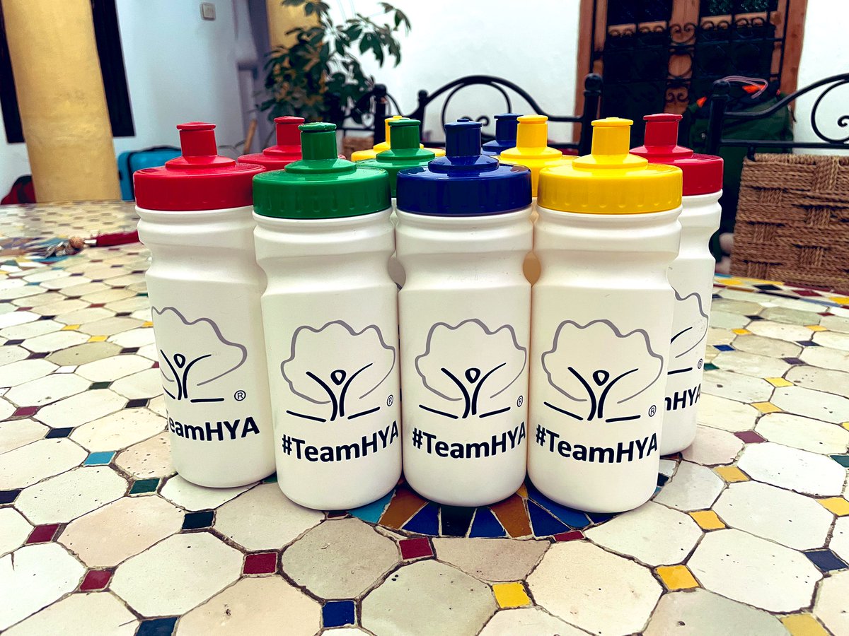 HyaMfl's tweet photo. Morocco Trip Day 15 - and that’s it!
We’ve had the most amazing experience on this cultural exchange, and we’re excited to share what we’ve learned over the last couple of weeks. #TeamHYA water bottles gifted to the local students we have worked with! #EducationWithCharacter https://t.co/zRKSWmPMly