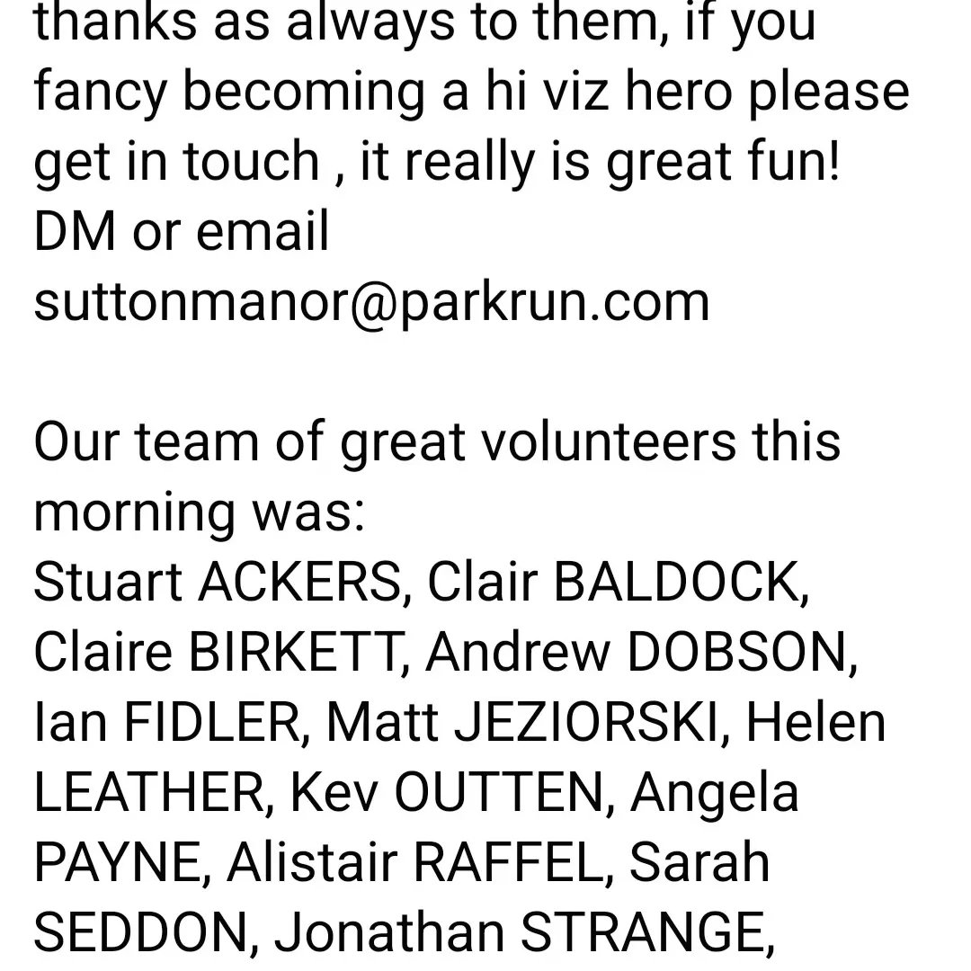 Suttonmanorparkrun tweet media