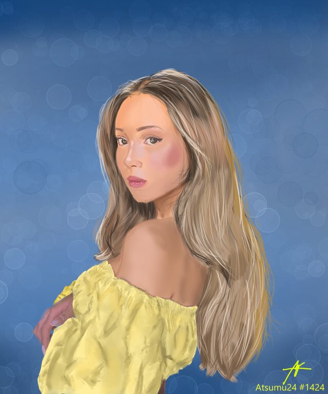 Atsumuuuuu24's tweet photo. Made one for you @babeshellee ❤️, My first digital art for the prettiest Queen! https://t.co/YyVzIjfOn9