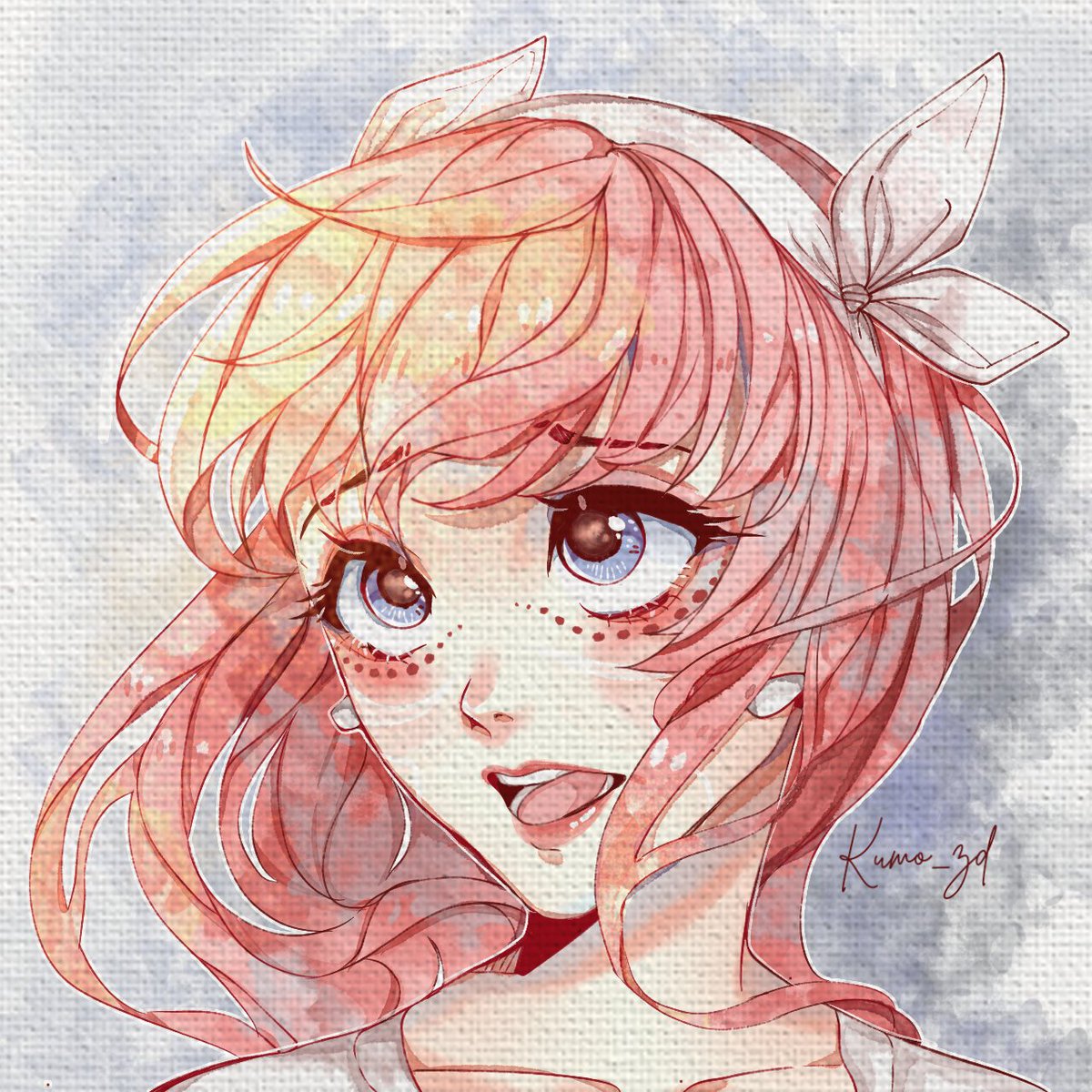 kumo_zd's tweet photo. Gales of song.
#Belleanime #watercolorpainting #warmup #竜とそばかすの姫 https://t.co/bOUn017jLL