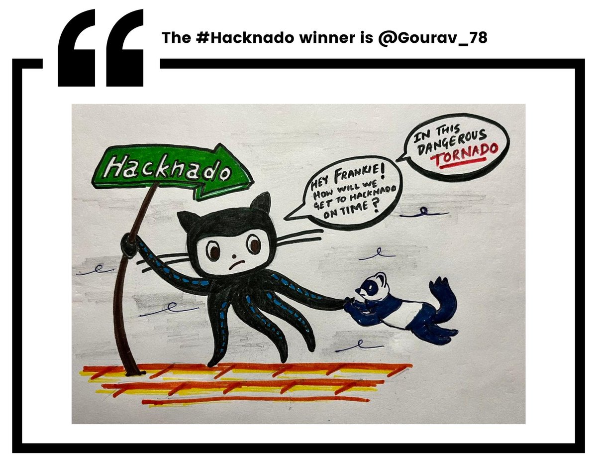 GitHubEducation's tweet photo. ποΈπ¨ And here we have four more winners of the @GitHubEducation #MyOctocat contest π
β‘οΈ @Gourav_78
π @mellowedbun
π @yujincho25
π @g123o2
#Hacknado #ConUHacks #QHacks22 #hacktheburghviii https://t.co/GrEthV9kvl