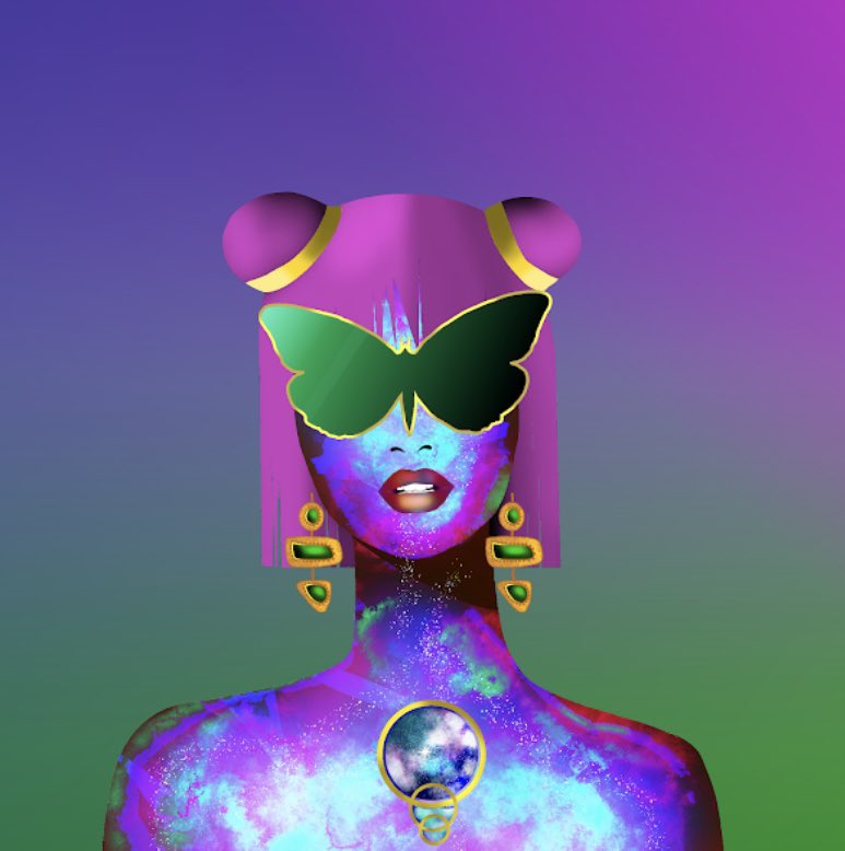 Had to do some <a href="/WomenTribe_nfts/">Women Tribe</a> shopping this Morning ☀️💖💜🦋 Couldn’t resist her!!! Definitely the Year of the Butterfly for me 🦋💜💖 #thribing #womentribe #butterfly Reminds me of a <a href="/MariahCarey/">Mariah Carey</a> song 😉🦋🔥