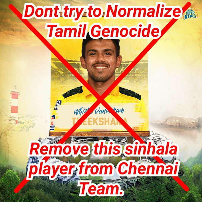 Ar_Ashha's tweet photo. @ChennaiIPL #boycottcsk
#DontNormalizeGenocide
#tamilsneedjustice
#tamilgenocide
#GenocideSriLanka
⛸️👞👟👠👢🗣️💦💦 https://t.co/JPkum9JBS0