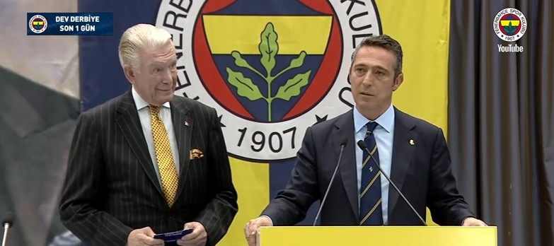 🗣 Ali Koç: "Uğur Bey, sizden de ricam bizim kovaladığımız insanlar sizin sayenizde tekrar kulübe giriyor, buna azami şekilde dikkat etmelisiniz."