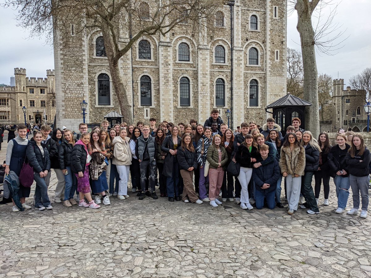 HGSHist's tweet photo. Day Two saw us visit the Tower of London, walk along the Thames via Borough Market and tour the Houses of Parliament @HarrogateGS https://t.co/MtOjzhcCpo